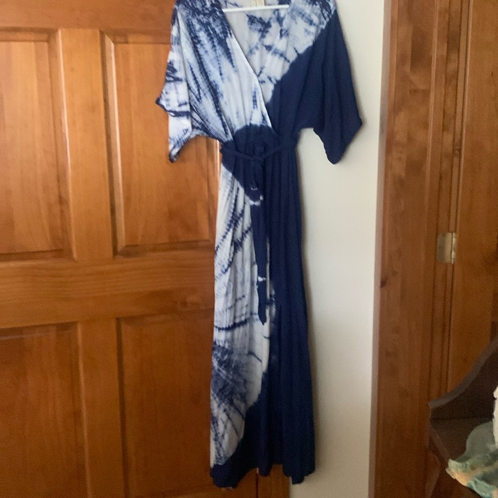 Fun, Tie-dyed, long, light preworn dress